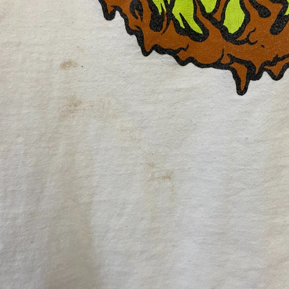 MISHKA MNWKA Eyeball Shirt Women Size S Engineered to Destroy! - STAINS - READ - Picture 8 of 9